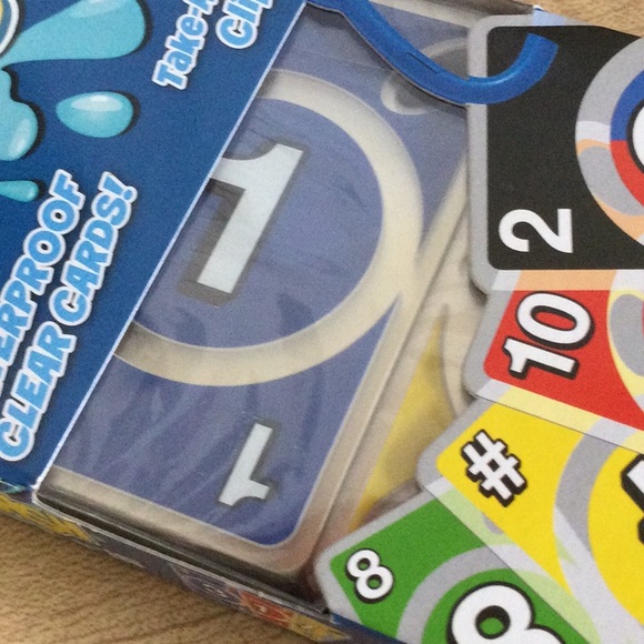 New UNO Water proof Clear Cards - Picture 7 of 11